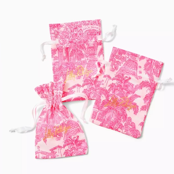 Lilly Pulitzer Petal Earrings Pink Gold Floral NWT main image 5